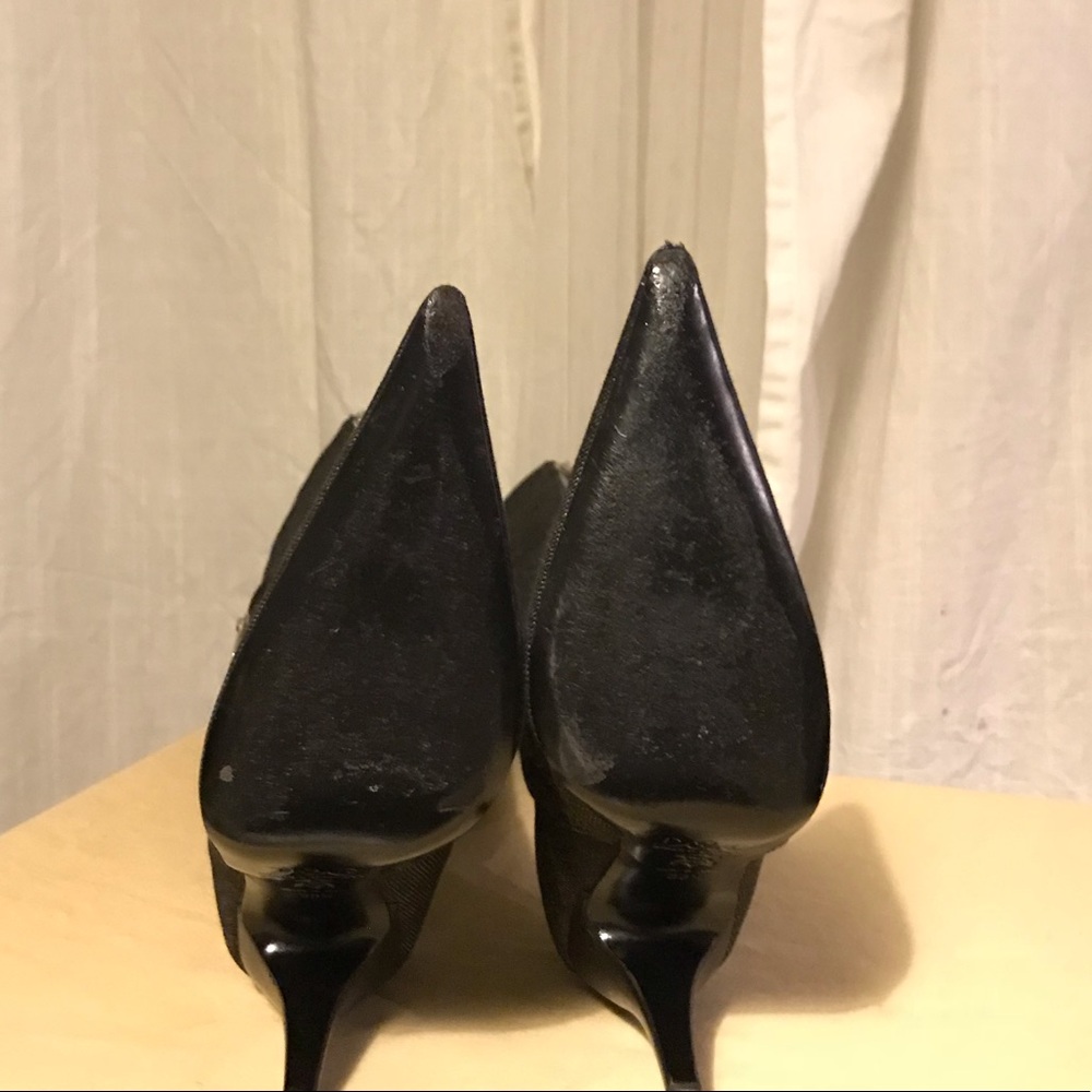 SOLD AUTH DOLCE & GABBANA Denim Zipper Boots - Picture 6 of 7